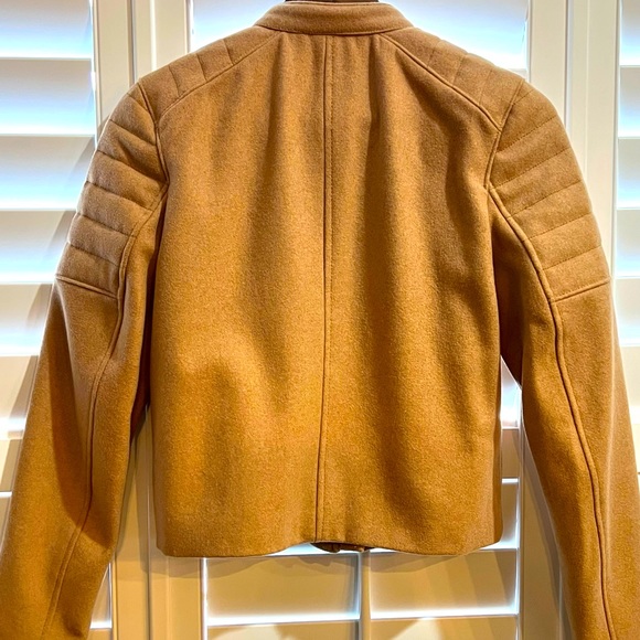 GAP, camel coloured Moto Jacket, small - Picture 2 of 3